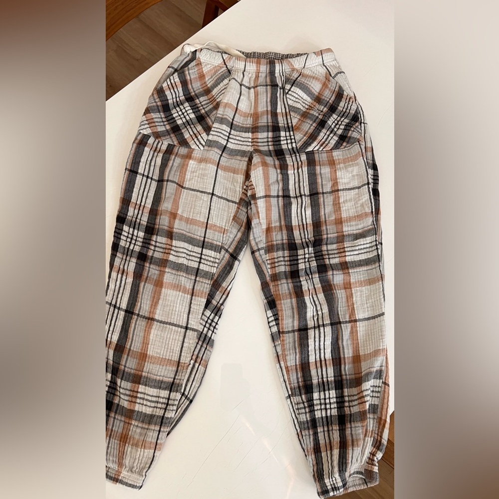 Aerie Soft Gauze Pajama Joggers, Size Medium - Picture 2 of 9